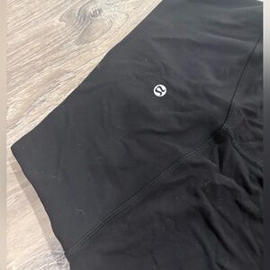 Lululemon Athletica Black Leggings with Logo